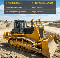 Bulldozer Pesado de Alta Eficiencia SHANBO SD46 de 462HP y 54000KG, Equipo Robusto con Orugas, Perfecto para la Construcción