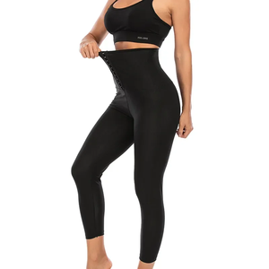 Pantalon de sauna amincissant, effet transpiration intense, avec revêtement, short de sport, leggings de fitness pour l'entraînement et la gym - Product Image 5