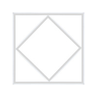 Plafonnier LED 600*600 Intégré encastré Cuisine Grille Lumière