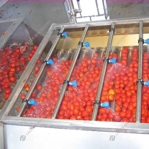 Pasokan Pabrik Jus Tomat Saus Tomat Mesin Pembuat Saus Tomat Puree Lini Produksi Tomat Puree