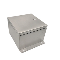 Caja eléctrica de acero inoxidable personalizada OEM 304 316 IP65 IP66 carcasa con estructura de tamaño agujero Fabricación de chapa metálica