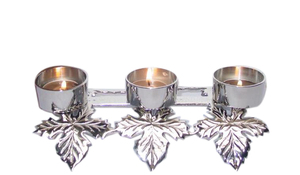 Leaf Three T-<b>lite</b> <b>Holder</b> <b>Tea</b> Light Candle <b>Holders</b> for Home Decor - Product Image 2