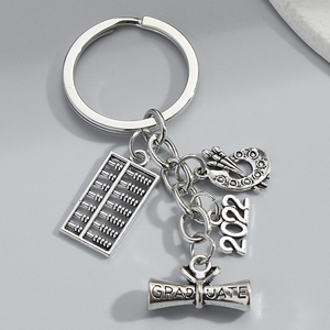 Porte-clés de graduation 2022, règle, casquette de chantier, diplôme, porte-clés, porte-clés de jour de remise des diplômes pour cadeaux d'étudiants, bijoux faits à la main - Product Image 4