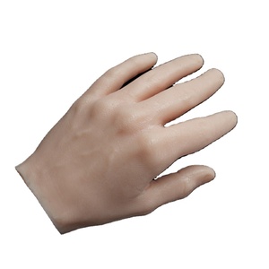 <b>Silicone</b> Tattoo Practice Hand Real Skin Feeling Training <b>Tool</b> for Beginner Tattoo Practice Supplies - Product Image 1