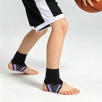 KS-3094 # Attelle de cheville ultra-fine pour enfants, protection de cheville légère à compression pour les jeunes sportifs, petite taille