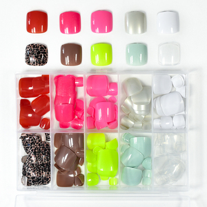 <span class=keywords><strong>Uñas</strong></span> acrílicas cortas a granel en caja de salón, colores mezclados para mujer, <span class=keywords><strong>color</strong></span> <span class=keywords><strong>rojo</strong></span> cálido, venta al por mayor, <span class=keywords><strong>uñas</strong></span> postizas - Product Image 4