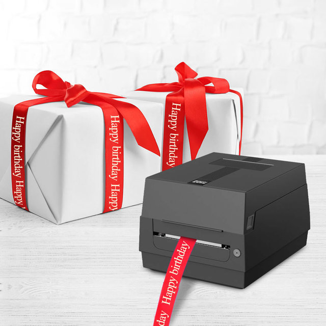 Digital Waterproof Thermal Transfer Barcode Label Roll Printer 203dpi 600DPI USB Serial 108mm Ribbon Durable
