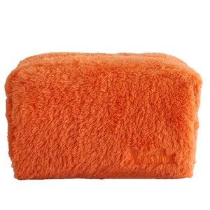Luxury Touch Plush Cosmetic Bag Spacious Travel <b>Makeup</b> Bag For Daily <b>Vanity</b> And Outdoor Trip Cosmetic Bag - Product Image 1