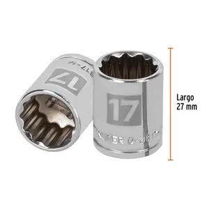 BOX 6 Douille 17 mm, 12 points, entraînement 3/8 po, TRUPER - Product Image 3