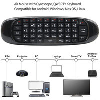 Ratón Inalámbrico con Control Remoto por Voz de 2.4ghz, Q5 Q40 G21 G20 Pro bts G10 C120 W1 W3 I8 Mx3, Teclado Retroiluminado