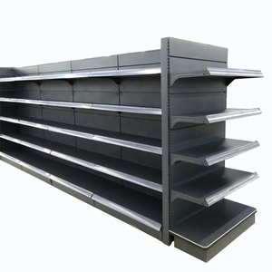 Rayonnage perforé double face de faible puissance de gondole de <span class=keywords><strong>supermarché</strong></span> en métal avec le revêtement époxyde de poudre - Product Image 6