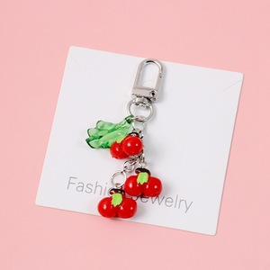 Llavero de Frutas Estilo Coreano, Adorno para Estuche de AirPods con Colgante de Fresa/Cereza/Limón/Piña/<span class=keywords><strong>Uva</strong></span>/Banana - Product Image 4