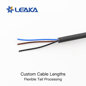 Leaka M8 3-pins A-gecodeerde kabelassemblage recht & rechthoekig mannelijke vrouwelijke sensor actuator kabelset rechtstreeks van de fabriek op maat gemaakt - Product Image 4
