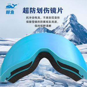 Masque de ski Whale double couche polarisé anti-buée coupe-vent pour femmes avec verres correcteurs pour sports de neige, fabriqué à Shenzhen - Product Image 3