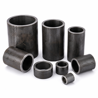 Separador de Tubos de Acero al Carbono 1045 Mecanizado por CNC, Diámetro Exterior 38 x 3 mm x 120 mm, Tratamiento de Superficie con Óxido Negro, Modelo PTM-0459