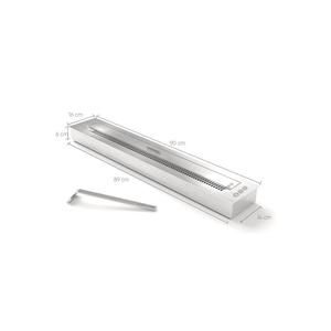 Camino senza flusso del bruciatore da 90 Cm - Product Image 3