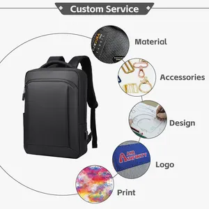 Competitive Price Wholesale Fashion Unisex Zipper Backpack Men College Bag For Students Waterproof Computer Laptop Backpack Bag