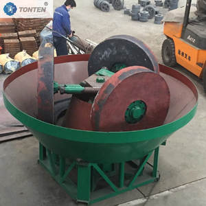 Molino de Pan Húmedo para Molienda de Oro 1100 1200 1600, Máquina de Molienda de Oro de 3 Ruedas, <span class=keywords><strong>Precio</strong></span> - Product Image 1