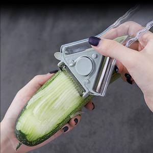 Éplucheur de légumes multifonction en plastique PP, couteau à éplucher les pommes, râpe à melon, pour éplucher les fruits et les pommes de terre - Product Image 6