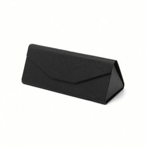 Wholesale Fashion PU Spectacle Eyeglasses <b>Cases</b> Sunglasses Fold Box Portable Triangle Folding <b>Glasses</b> <b>Case</b> - Product Image 5