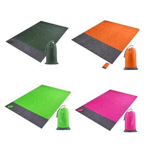 Summer One Bedroom Pop-Up Padded <strong>Beach</strong> Mat with Spring Wire Frame Polyester Outdoor Tent - Product Image 1