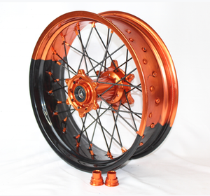 Tianjin Feiling motocicleta 17 pulgadas bicolor Supermoto ruedas para CRF 250 450 - Product Image 6