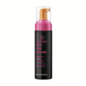 <span class=keywords><strong>Mousse</strong></span> <span class=keywords><strong>autobronzante</strong></span> foncée en marque propre pour les tons de <span class=keywords><strong>peau</strong></span> les plus foncés, formule végane, sans cruauté avec DHA pour un éclat bronzé naturel - Product Image 1
