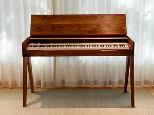 ขาตั้งเปียโนไม้เนื้อแข็งสำหรับอุตสาหกรรม ขาตั้งคีย์บอร์ดดิจิตอลขนาดใหญ่ ขาตั้งคีย์บอร์ดเปียโนสำหรับเด็ก โต๊ะวางคีย์บอร์ด - Product Image 3