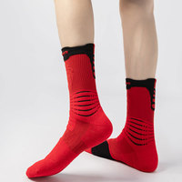 Logo personnalisé Hommes Elite Super High Running Designer Coton Sport À Séchage Rapide Compression Basketball Chaussettes