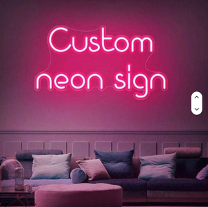 Pas de quantité minimale de commande acrylique enseigne au néon livraison rapide conception gratuite Logo personnalisé lumière LED enseigne au néon pour chambre anniversaire fête de mariage décoration - Product Image 1