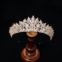 Couronne de mariée scintillante en zircon, accessoires pour cheveux, couronnes en strass pour mariage, diadèmes pour femmes