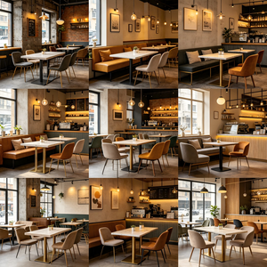Mostrador de Exhibición Personalizado para Cafetería con Tamaño Personalizado 50*54*72 para Proyecto de Diseño de Tienda Integral - Product Image 5