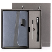 Kit Cadeau d'Affaires Premium : Carnet de Notes et Stylo à Bille Personnalisés pour Souvenir d'Entreprise