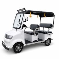 Voiturette de golf électrique SumEV 4 places avec phares LED, caméra de recul, autonomie de 50 km, certifiée CE, idéale pour la gestion des propriétés universitaires et communautaires