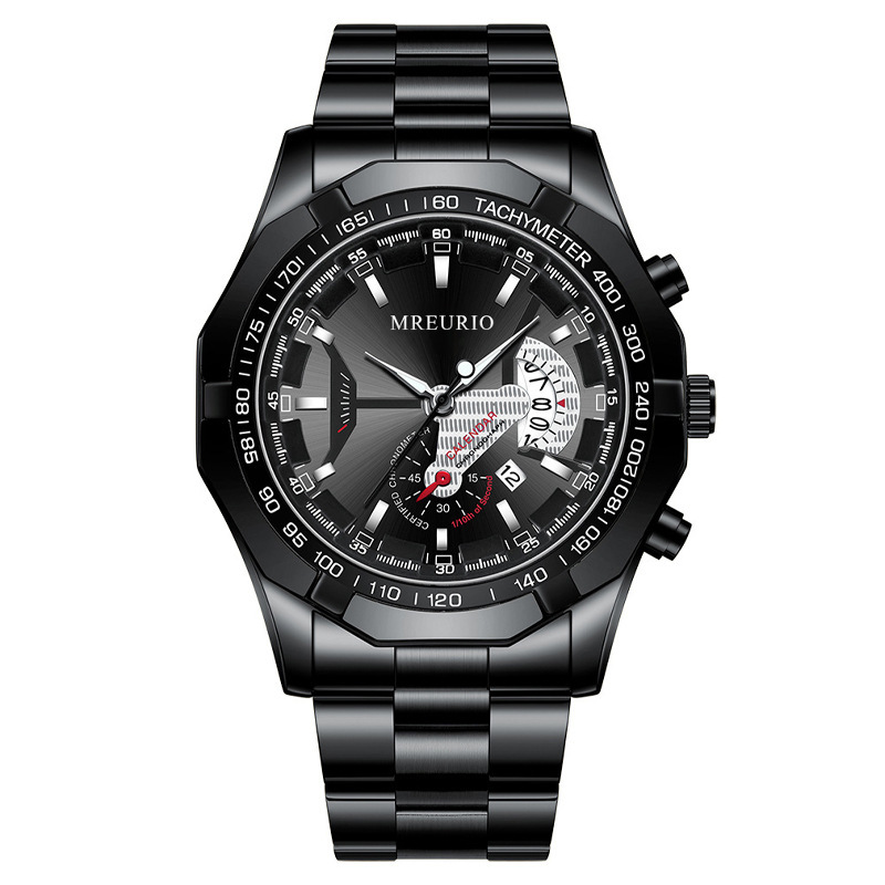 YWB002 Stainless Steel Business Quartz Watches Men Luxury Alloy Wrist Watches for Man