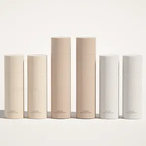 Flacone pompa airless di lusso in ricambio per la bellezza della pelle 2024 da 50ml confezione cosmetica opaca riciclabile