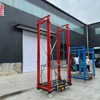 Plateforme élévatrice électrique pliable de 2m à 12m avec capacité de charge de 0,5 tonne, construction métallique pour les applications de peinture murale