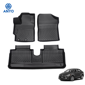 พรมปูพื้นท้ายรถทำจากยาง3D 5D พรมปูพื้นแบบ TPE สำหรับ Toyota <span class=keywords><strong>Vios</strong></span> /Yaris Sedan / Yaris 2017 2018 2014-2022 - Product Image 2