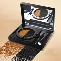 Crème à coussin d'air bicolore pour les sourcils Poudre de crème à sourcils longue durée imperméable teintée naturelle