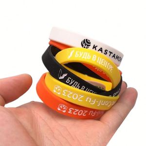 Pulsera de Silicona Personalizada de Alta Calidad con Logotipo para Beneficios Empresariales, Celebraciones de Aniversario y Regalos Corporativos - Product Image 5