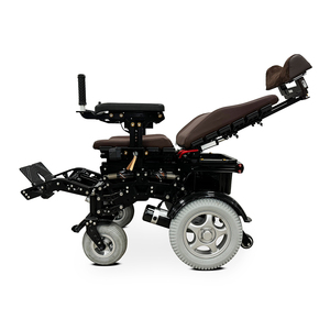 KSM-651 High Speed All Terrain Electric Wheelchair Aluminium Alloy Frame Heavy Duty Motorized Automatic Reclining Foldable - Product Image 2
