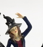 Adornos de bruja diablillo para decoración del hogar, decoración creativa de escritorio, estatua de resina de Halloween, decoración de Europa - Product Image 4