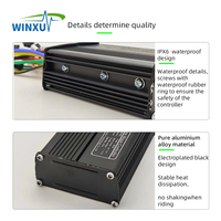 Contrôleur Universel de Moteur sans Balais FOC 48V 20A à Onde Sinusoïdale Mode Unique, Accélérateur LCD TF-100 pour Trottinette Électrique KuGoo M4