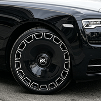 Jantes forgées Bku 23 24 pouces 5x120 haute résistance, jantes personnalisées de luxe pour Rolls Royce Phantom Cullinan Ghost Dawn Spectre