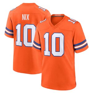 Grosir Pakaian Pria Denver City 10 # Bo Nix 15 # Bonitto 2 # Sultan-II 14 # Sutton 7 # Jersey Sepak Bola Amerika Jahitan Tim Elway - Product Image 4