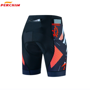 Short de cyclisme personnalisé 5D rembourré en gel pour hommes avec 3 poches sangle grainée de l'artisanat italien pour la course sur route - Product Image 2