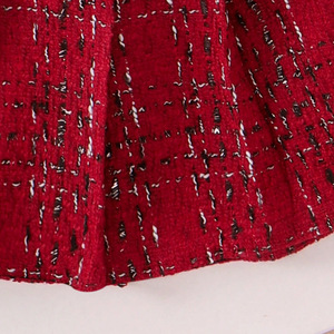 Stile europeo rosso maniche lunghe vestito ragazza moda bambino tre pezzi Set per 6Y <span class=keywords><strong>eleganti</strong></span> <span class=keywords><strong>vestiti</strong></span> di compleanno per i bambini - Product Image 6