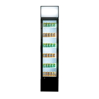 Écologique — glacière à porte en verre, présentoir pour vitrine, frigo à ligne fine, Promotion