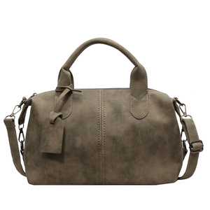 Sac fourre-tout bandoulière vintage décontracté en PU imperméable grande capacité pour femme – Collection Hot Sale - Product Image 3