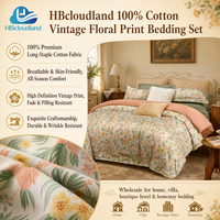 Cloudland OEKO-TEX Standard 100 BSCI Audited 300TC Durable Colorfast Eco-Friendly Organic Customizable Plant Printed Sets